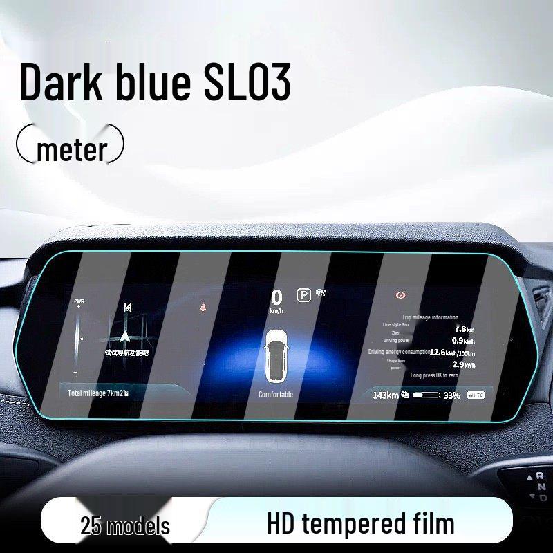 Защитная пленка Deep Blue SL03: Закаленное стекло для 25 моделей автомобильных навигаторов и панелей приборов
