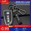 LOHCL1 Car Sticker Car Remote Key Fob Case Cover Shell For BMW X1 X3 X5 X6 X7 1 3 5 6 7 Series G20 G30 G11 F15 F16 G01 G02 F48 Accessor
