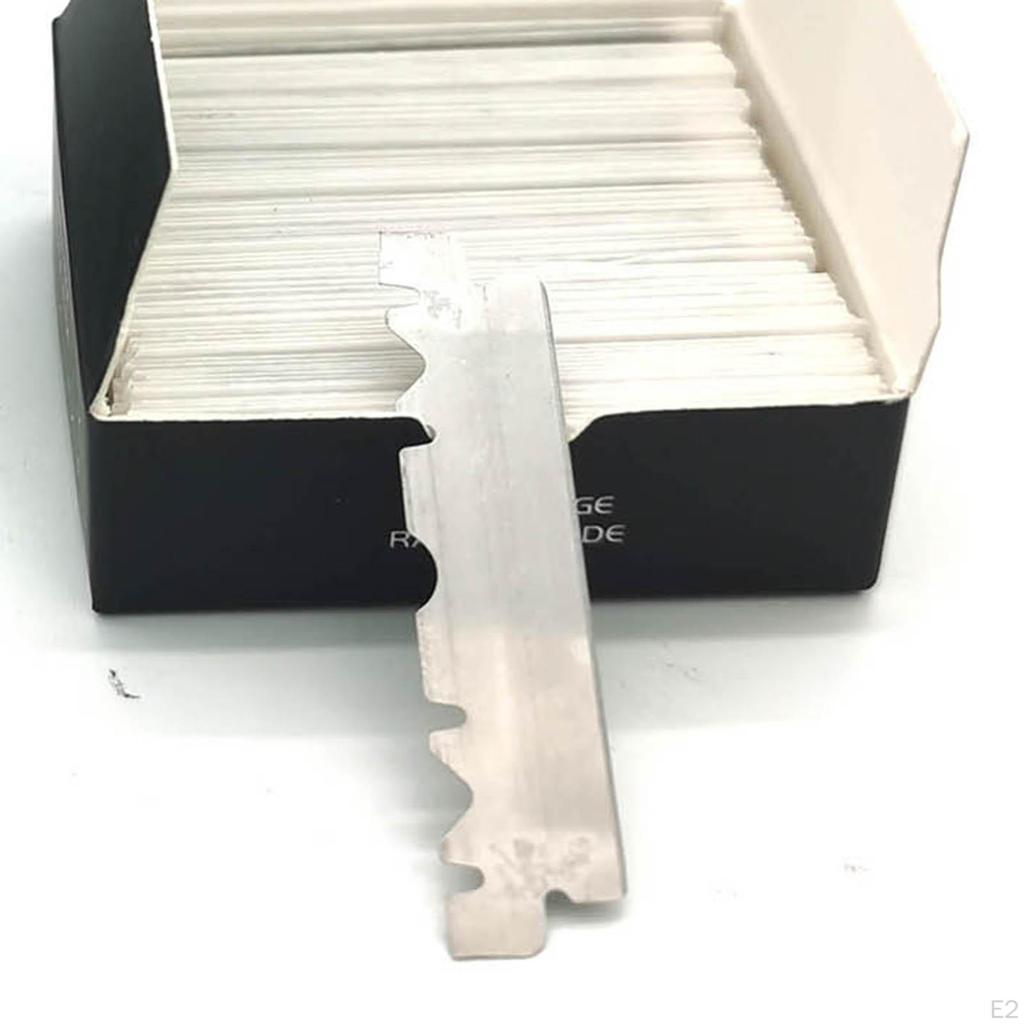 100Pcs Barber Single Edge Stainless Steel for Barbers Professional