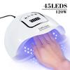 SUN X5 LED MAX Manicure Lamp 45 LEDs UV LED Nail Lamp For Nails Curing Nail Polish LED Nail Lamp Gel Dryer Lamps Nail Tools