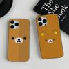 Популярный Милый Мишка R-rilakkumas Для IPhone 17 16 15 14 Plus 13 12 11 Pro Max С Ударопрочным Защитным Чехлом Для Телефона