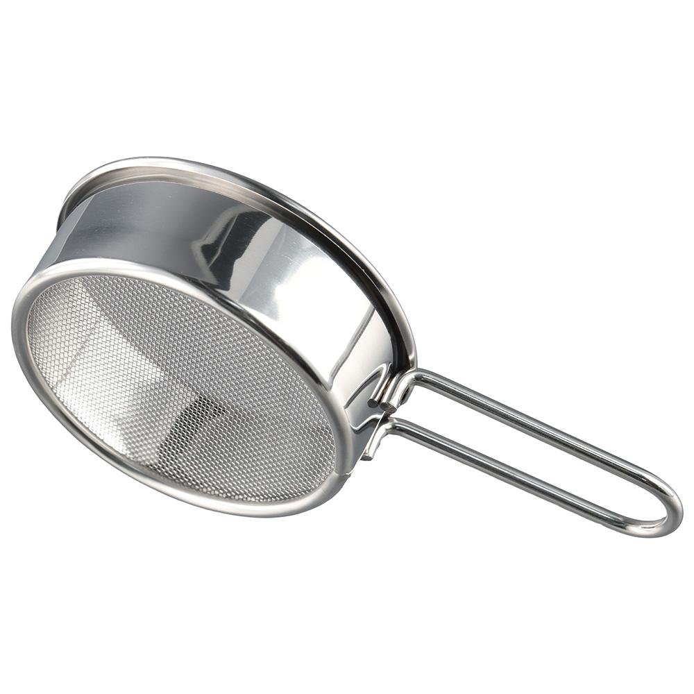 Stainless Steel Flour Sifter Mini Small Flour Drainer Powder, Sugar and Coffee Pastas