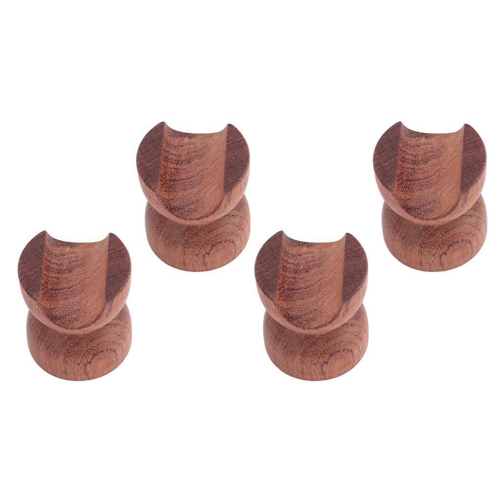 4 шт. Кабель для Hi-Fi акустических систем, Деревянный виброизолирующий изолятор, Стабилизатор кабеля для Hi-Fi акустических систем для усилителя