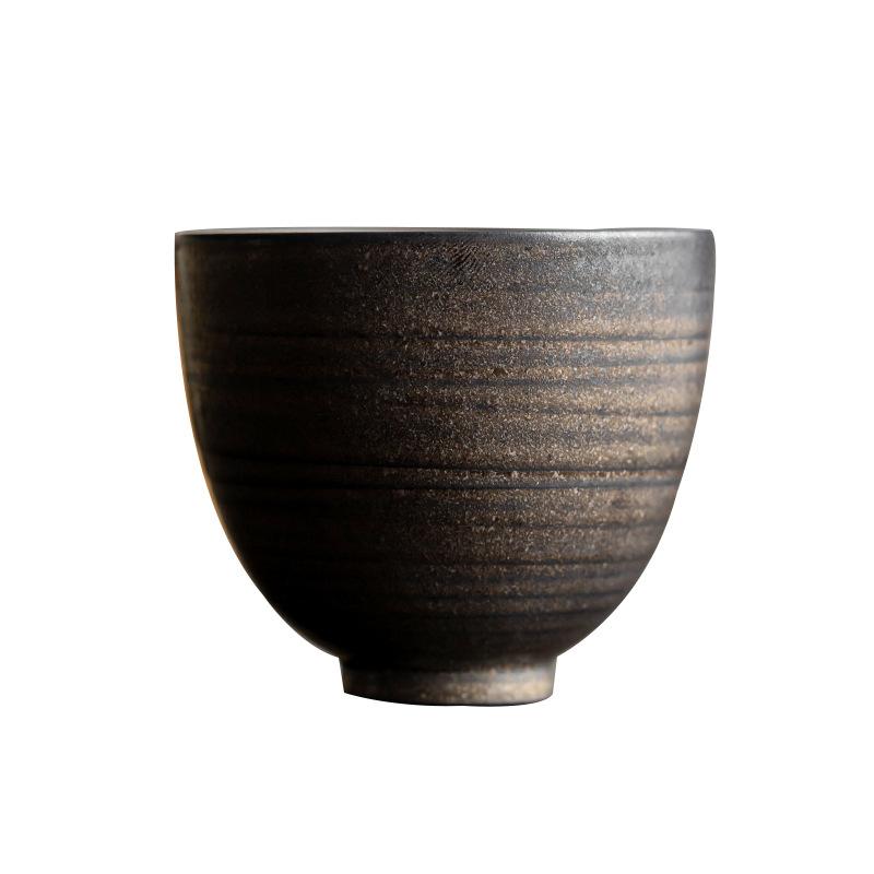 Gilded Glaze Tea Cup Handmade Eggshell China Master's Cup Tea Making Kung Fu Tea Cups Ceramic Japanese Kung Fu Teaware