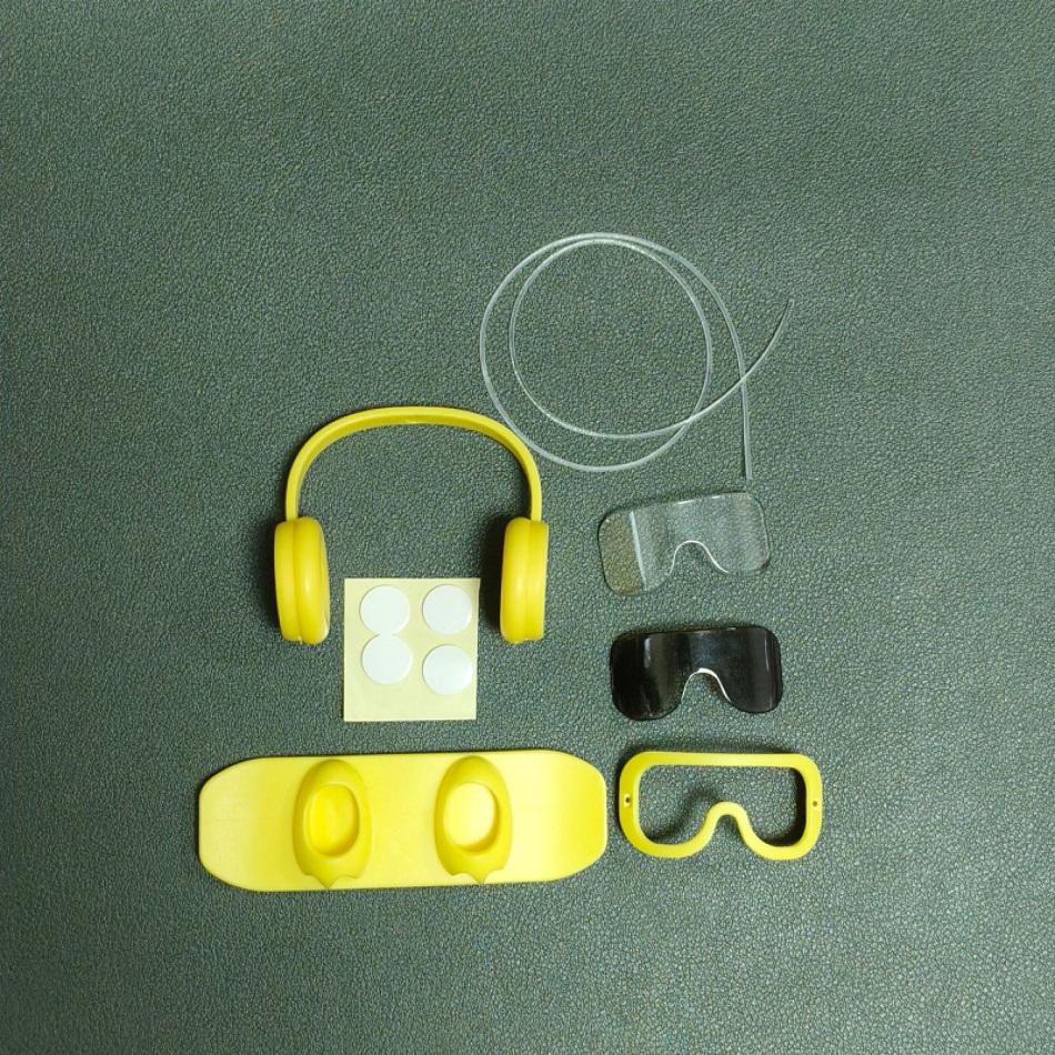 Мини-серия Labubu: сменная одежда для фигурки Labubu 4.0, плюшевый виниловый кулон, наушники, очки, набор для сноубординга, аксессуары, подарок.