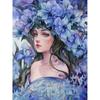 Набор для алмазной живописи Портрет женщины 5D DIY Алмазная вышивка Цветочные картины из стразов Мозаика Домашний декор