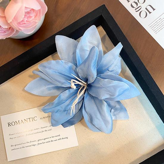 Заколка для волос с имитацией цветка, боковая челка, невыцветающая заколка, декоративная надежная женская заколка для волос, аксессуар для волос