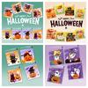 100PCS 10*10cm+3cm Halloween Candy Bags Snack Packaging Pouch  Party Supplies