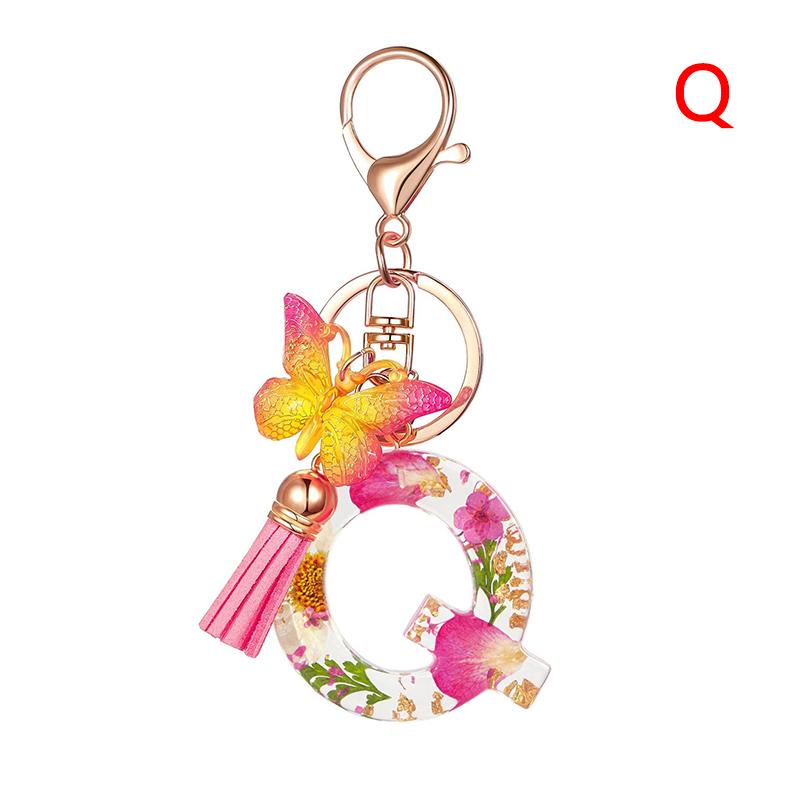 Брелок с буквами AZ, металлический держатель, подвеска, брелок для ключей для женщин, автомобильный брелок, простая буква, имя, брелок, подарок на вечеринку, ювелирные изделия