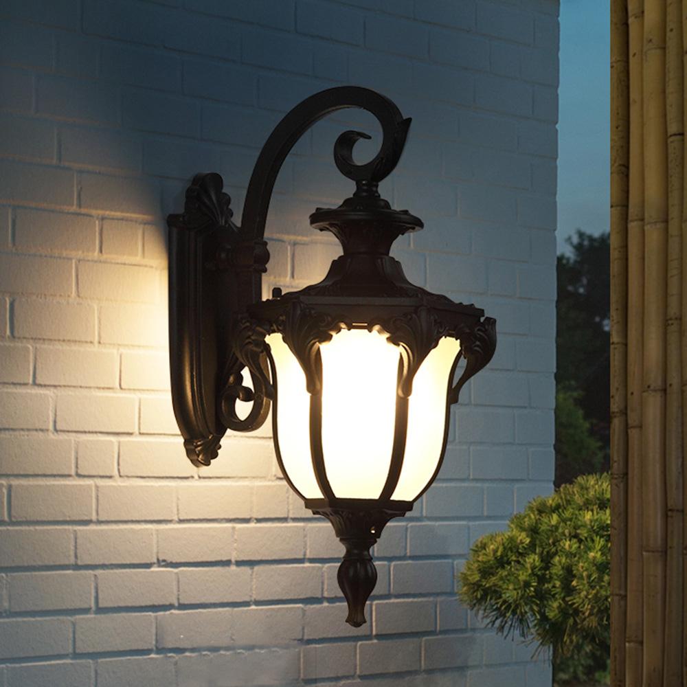 Retro Wall Lamp of Sitting Room Corridor Contracted Leds Villa Outdoor Balcony Waterproof Outdoor Corridor Lamp