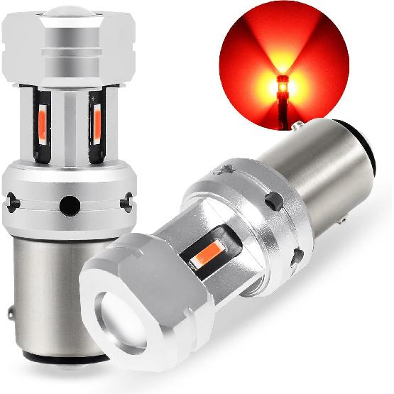 1157 7528 Amber LED Turn Signal Light Bulb, Amber Yellow, 2 Pack | 700% Super Bright, 1034 2057 2357 3496 LED Bulb, for Front Rear Blinker Brake and
