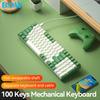 New Arrival 100 Keys Red Switch Hotswap Trading Wired Gaming Mechanical Keyboard for Desktop Laptop