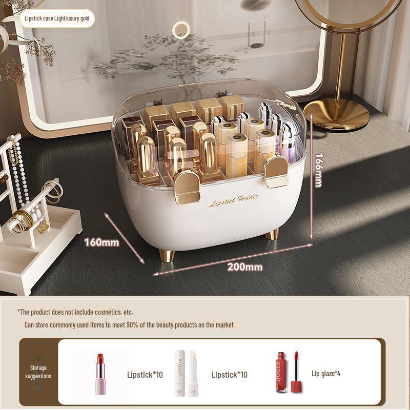 Продвинутый пыленепроницаемый бокс для хранения помад в стиле инс с крышкой