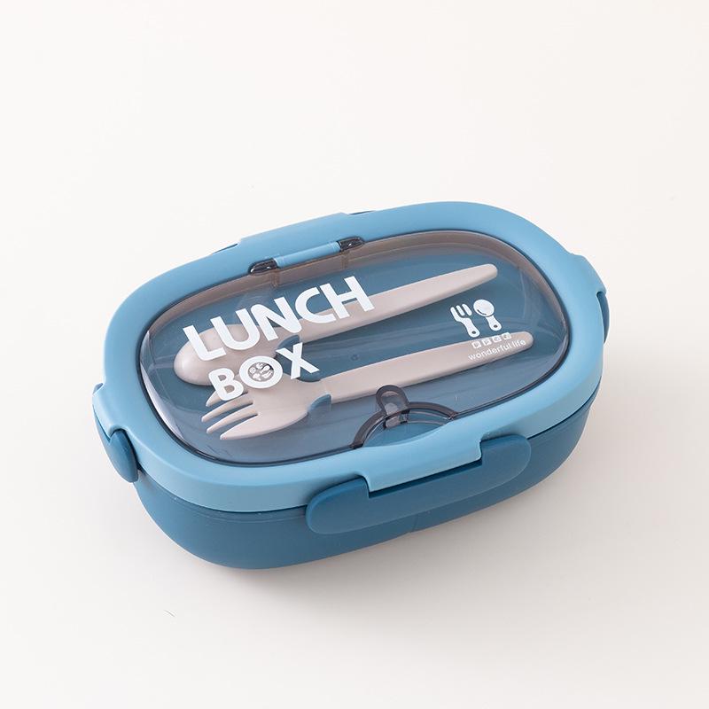 Набор ретро ланч-бокса и бутылки для воды: Ланч-бокс, безопасный для микроволновой печи и герметичный, для студентов и офисных работников