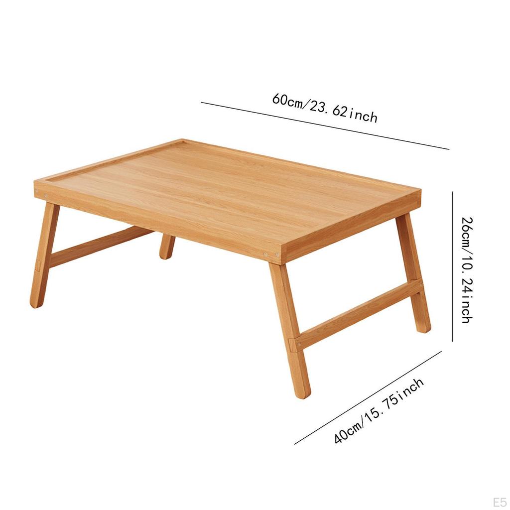 Японский напольный столик-поднос для кровати, мебель из дерева, низкий для гостиной, спальни, игр, письма