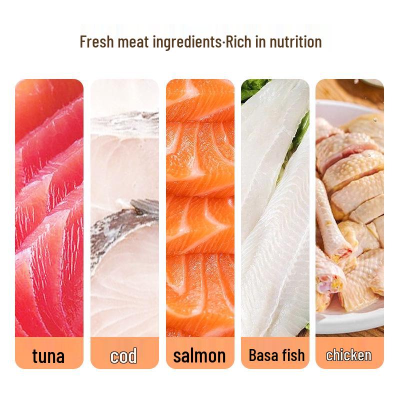 Pure English Cat Sticks for Kittens & Adults - Nutritional Wet Food Snacks for Weight Gain