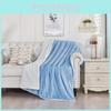 Thick Plush Polyester Fleece Blanket With Double Layer Warmth For Home Use Sleep