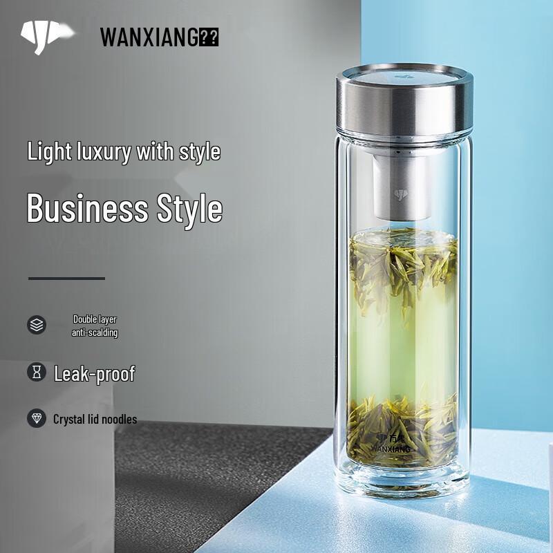 Стеклянная кружка WANXIANG с двойными стенками
