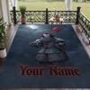 Custom Text IT Pennywise Pattern Floor Rug Soft Indoor Carpet Mat Living Room Bedroom