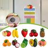 3D Fruits Fridge Magnets Refrigerator Ornament 3D Fruit Magnets Sticker Refrigerator Stickers