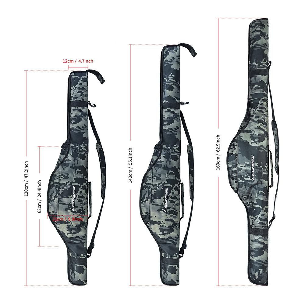 Fishing Rod Shoulder Bags Large-capacity Outdoor Fishing Rod Bag Waterproof Adjustable Strap Wear- Fishing Accessories