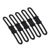 5Pcs set Multipurpose Bike Cycling Bicycle Silicone Fixed Strap Bandage Flashlight Mount Holder
