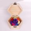 2024New Wooden Soap Box Flower Rose Small Wooden Box Gift Wood Soap Case Valentine Day Handmade Flower Soap Flower Birthday Gift