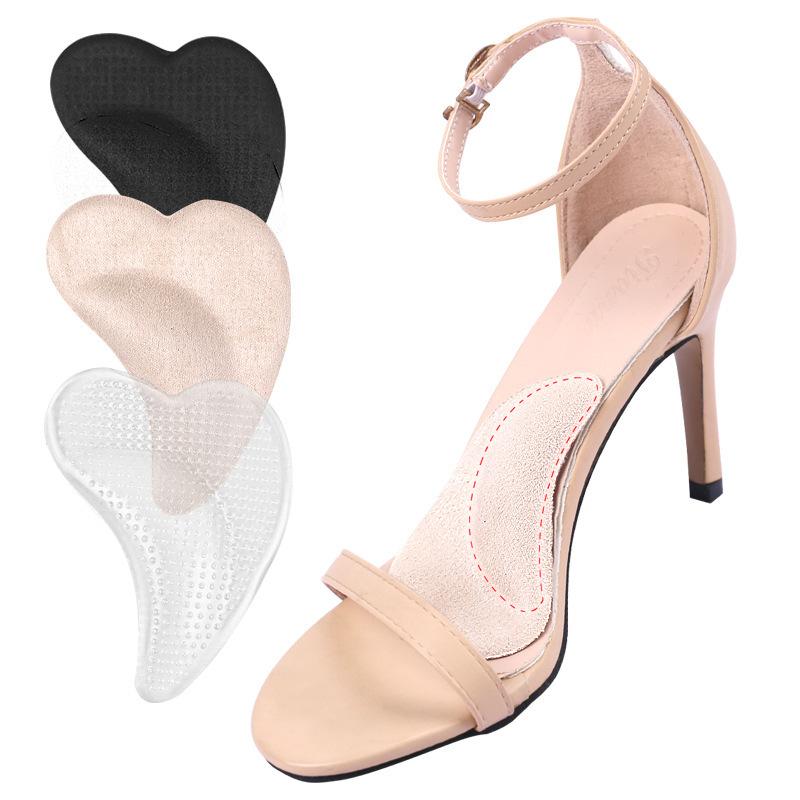 Силиконовый гель для поддержки свода стопы, женские сандалии на высоком каблуке, подушечки для передней части стопы, уход за плоскостопием, облегчение боли, полувставка, мягкая подушка