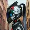Мотошлем AIS для мужчин и женщин, шлем с защитой подбородка, универсальный для четырех сезонов, слот для Bluetooth, DOT ECE