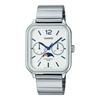 Watch White Silver Classic Men's - MTP-M305D-7AVDF Dial, Band, Silver,