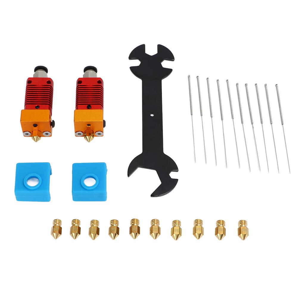 Extruder Hotend Nozzle Cleaning Kit with MK8 Nozzle Needle 5 In 1 Wrench for Ender 3 Pro V2