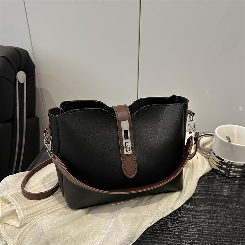 Новая сумка-ведро Большая вместимость Ретро-сумка Новая модная сумка Сумка через плечо Весенняя женская сумка