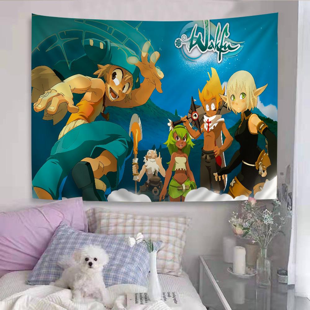 WAKFU Tapestry Floor Mat Non-Slip Laundry Room Mat Laundry Decor Balcony Child Living Room Household Carpets