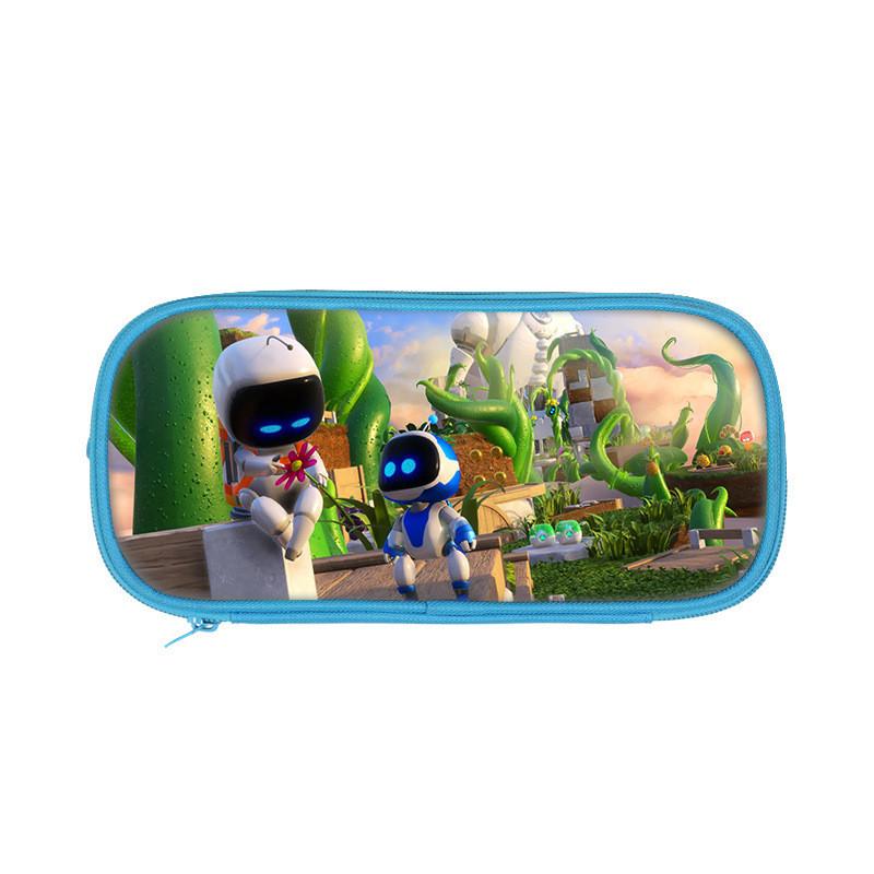 Astro Bot Космический Робот Двухслойная Пенал Для Детей Школьные Принадлежности И Канцелярские Товары Хранение