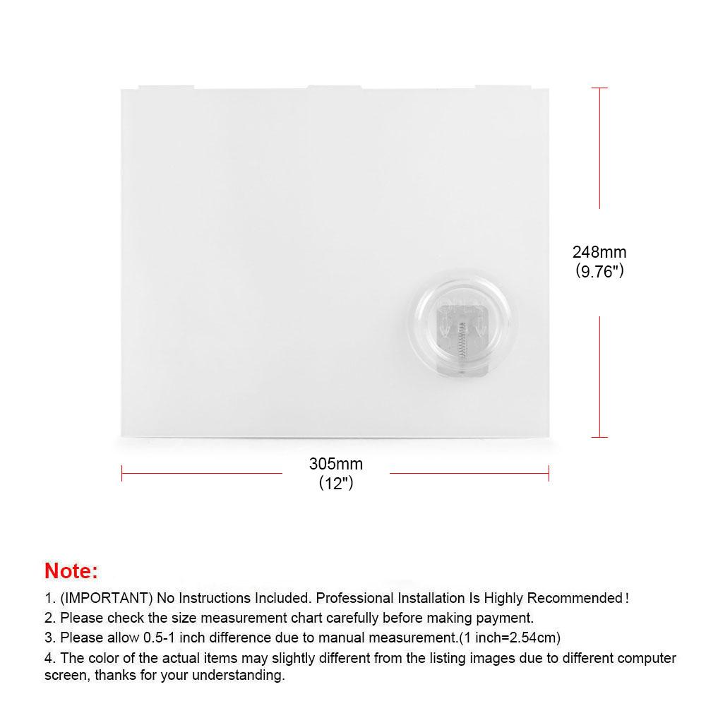 Сменная пластиковая панель-слайдер для двери автофургона с нажимной ручкой открывания