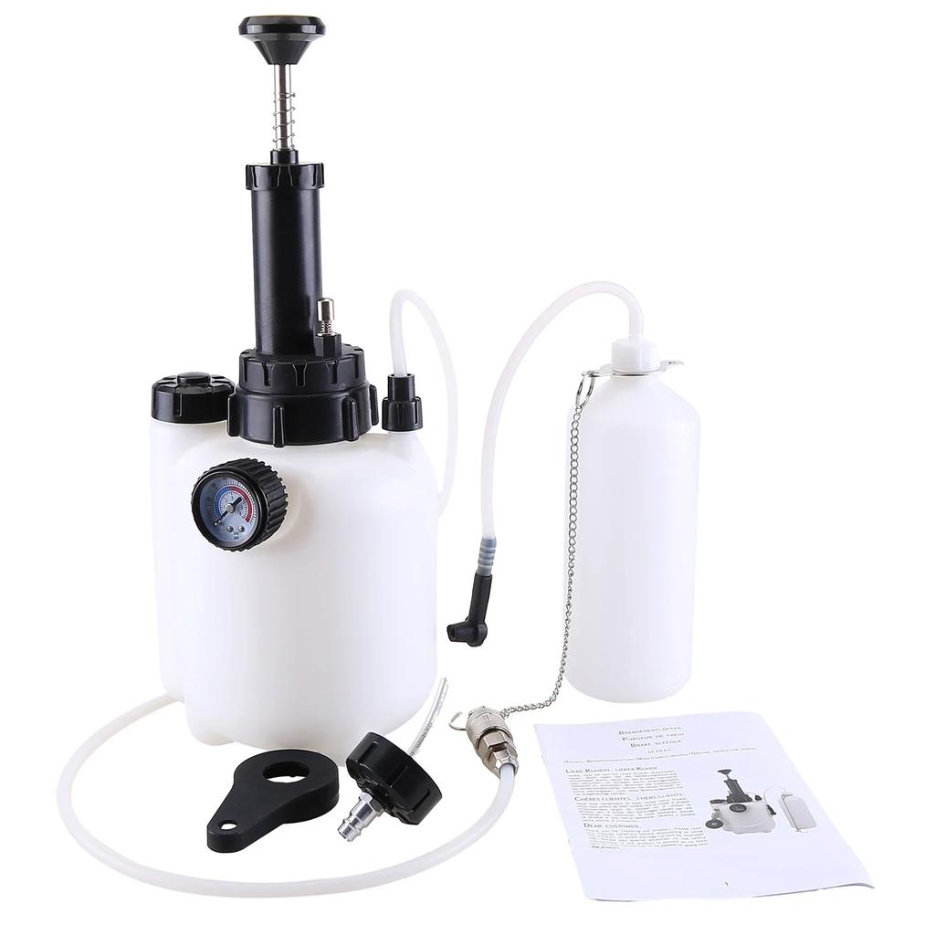 Manual Car Brake Fluid Replacement Bottle Clutch Oil Pump Brake Fluid Pressure Relief 3L Tools Plastic