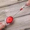 Durable Office Supplies Stationery Clip Anti-Lost Clip Retractable Key Ring Badge Holder Lanyards