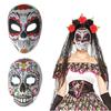 Day of The Dead Masks Sugar Skull Full Face Mask Mexico Parties Masquerade Props Halloween Costume for Women Men