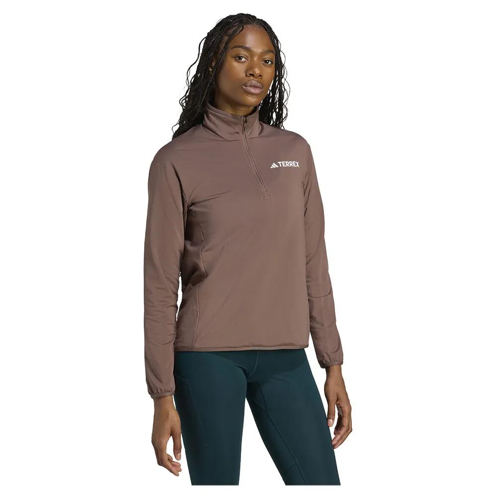 Adidas Флисовая кофта с полумолнией Terrex Multi Climawarm Tech