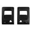 NEW-Car Rear Seat Down Lock Buckles Trim Cover Panel Baffle Clasp Hands+Key Hole For VW Passat B6 LHD 3C5885893 3C5885894
