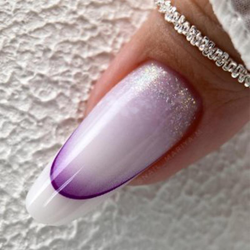 French Gradient Nail Art Stickers Multi-colors Self-Adhesive Decals Design Nail Tips Guides DIY Nail Decoration Stencil Tools
