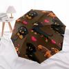 Dachshund Heart- Automatic Umbrella, Four Seasons Portable Folding Umbrella, Suitable for Men and Women, Travel, Daily Compact Umbrella, Out