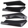 1 Pair Carbon Fiber Winglets Side Skirt Extension Car Front Rear Bumper Strip Lip Spoiler Diffuser Splitter Scratch Protector