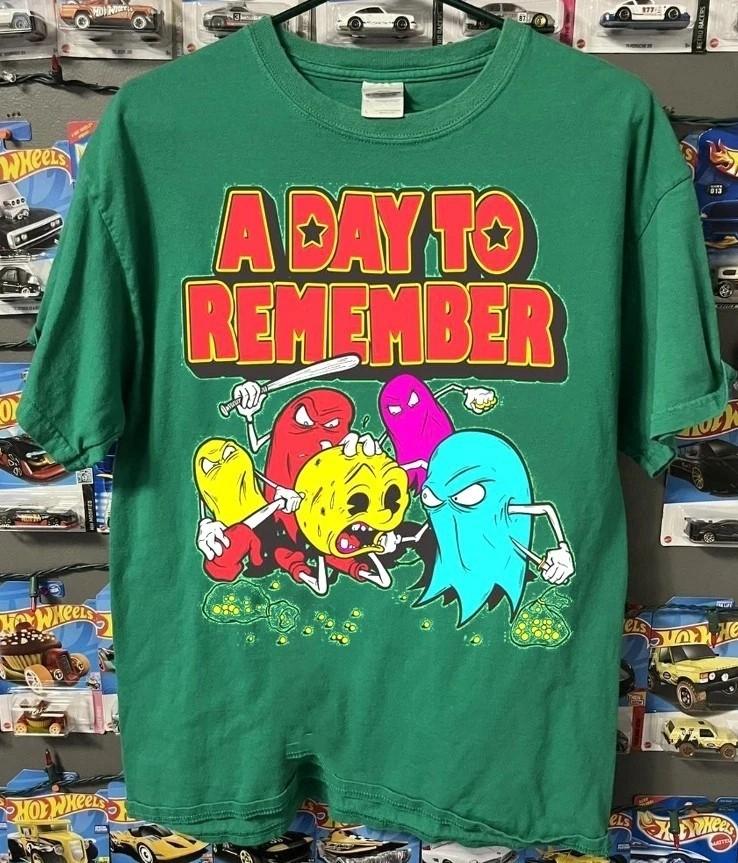 A Day To Remember рок-тур концертная футболка с коротким рукавом ирландский зеленый цвет S-5XL Унисекс Футболка