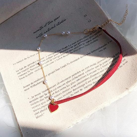 Отличное ожерелье-цепочка с геометрическим украшением из сплава