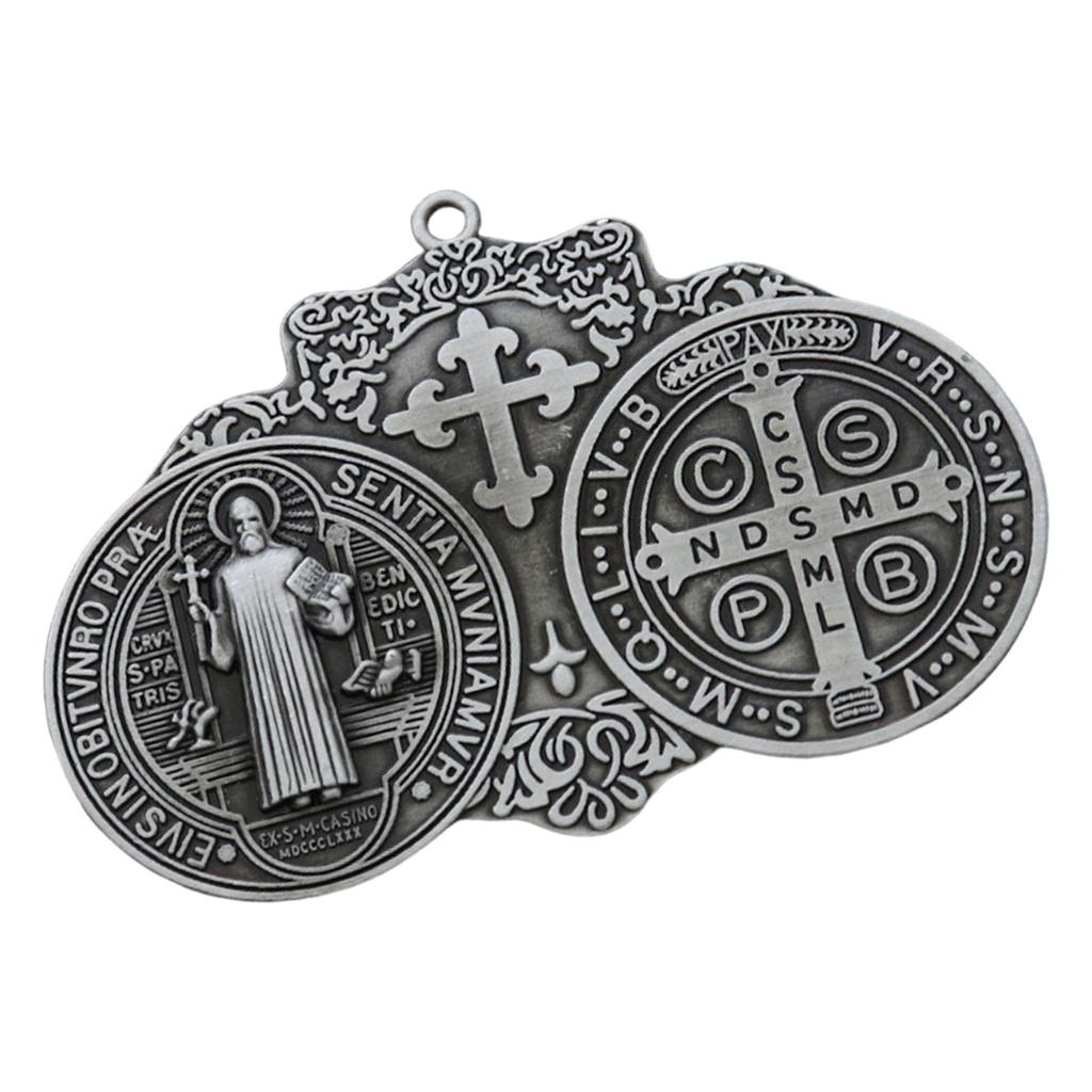 Винтажный христианский крест брелок кулон металлический состаренный подвесной орнамент шарм для сумки рюкзак украшение