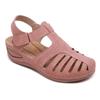 2024 New Summer Women Hollow Wedge Sandals Open Toe Slope Heel Casual Sandals Outdoor Platform Anti-slip Round Toe Women's Shoes