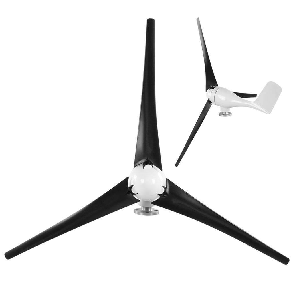 800W Small Wind Generator Kit 3 Blades Power Turbines Parts for Marine Home Charging