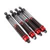 4PCS Oil Pressure Shock Absorbers Aluminum Alloy Model Vehicle Shock Damper Kit for 1 10 Scale RC Car 120mm Red