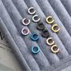 2pcs Stainless Steel Round Huggie Hoop Earrings Unisex Ear Buckle New Piercing Ear Studs  Men